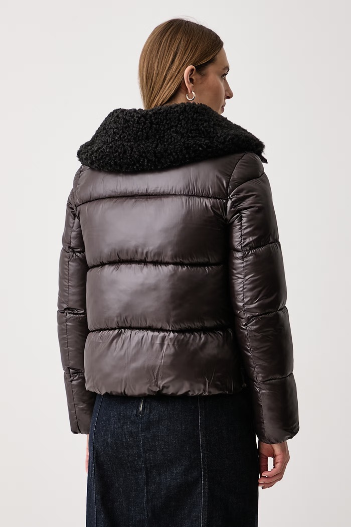 Îmbrăcăminte Save The Duck Geacă matlasată pentru femei MOMA D30974W.LOVE23 maro