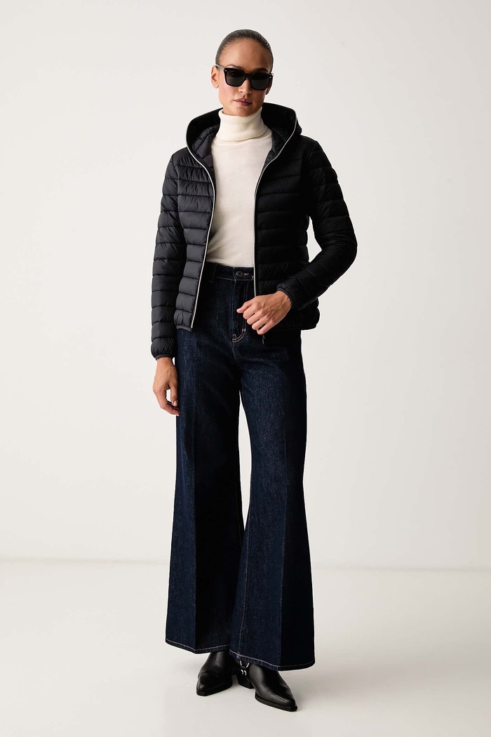 Save The Duck Kurtka pikowana damska ALEXIS D33620W.IRIS21 czarny AW26