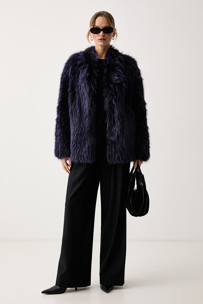 Patrizia Pepe Krótka kurtka 8O0015.E0002 fioletowy AW26
