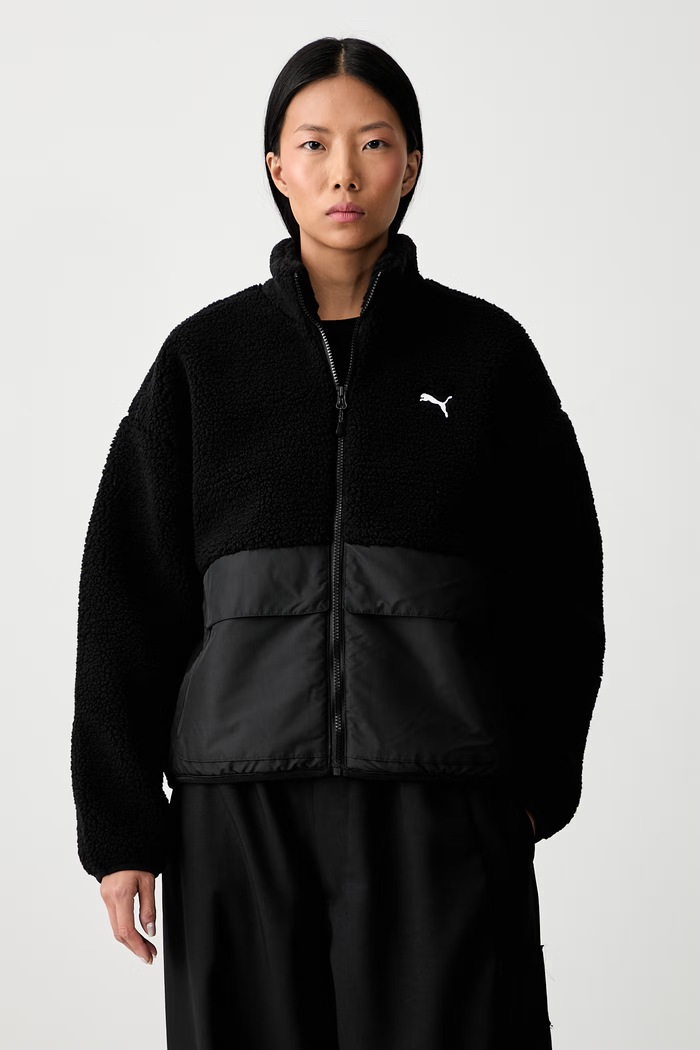 Puma Sherpa krótka kurtka damska czarny 694567