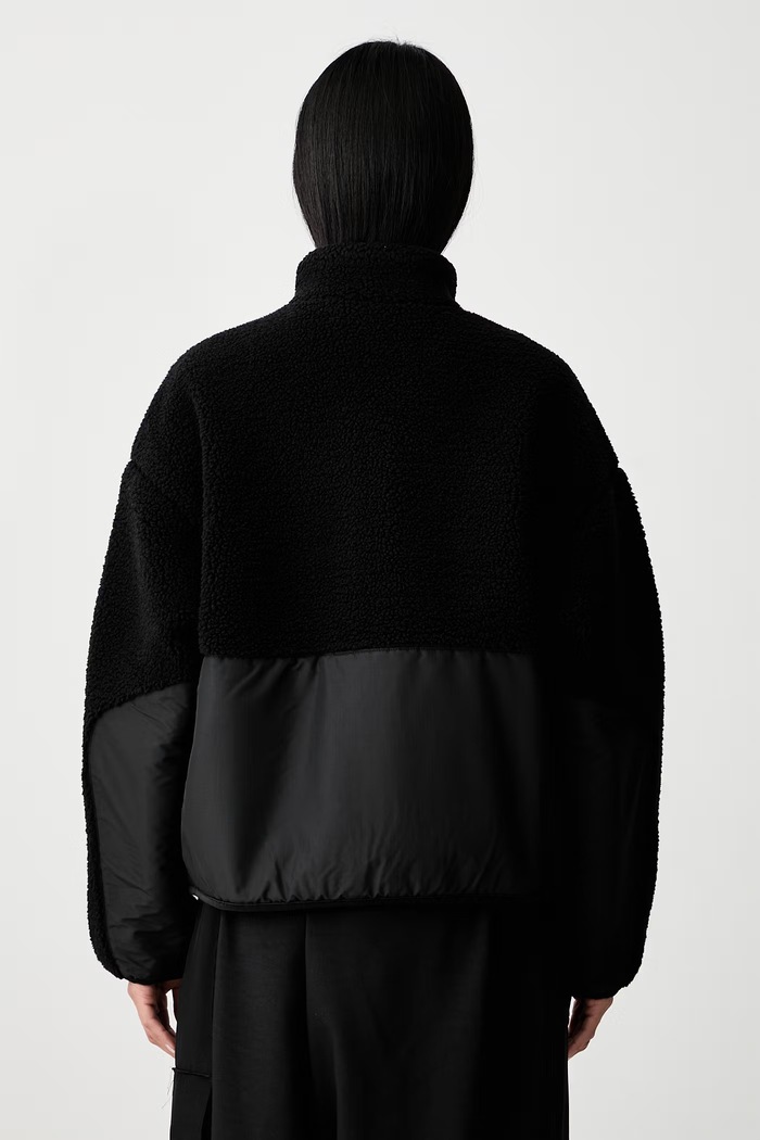 Odzież Puma Sherpa krótka kurtka damska 694567 czarny