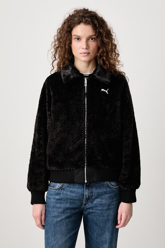 Kurtka dwustronna damska Puma czarny 694566