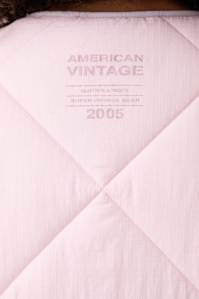 Bezrękawnik damski American Vintage różowy YUP16B