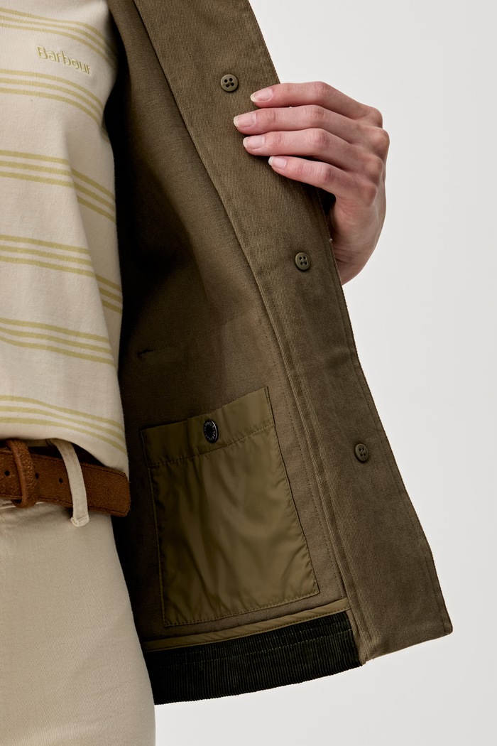 Barbour kurtka przejściowa damska z bawełną Cloverdale LCA0384