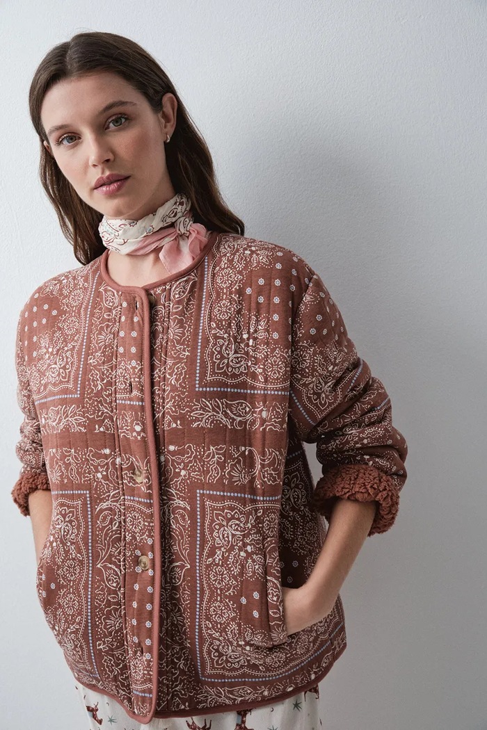 women'secret Μπουφάν γυναικείο με βαμβάκι κόκκινο 3144623