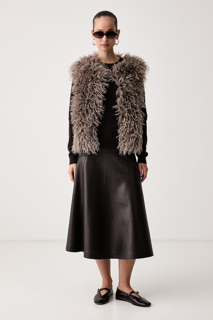 Joop! Bezrękawnik damski 30103545 beżowy AW26
