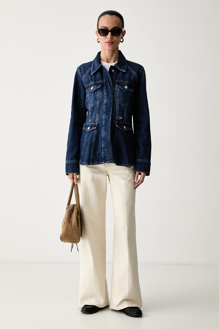 Joop! kurtka damska jeansowa 30104371 granatowy AW26