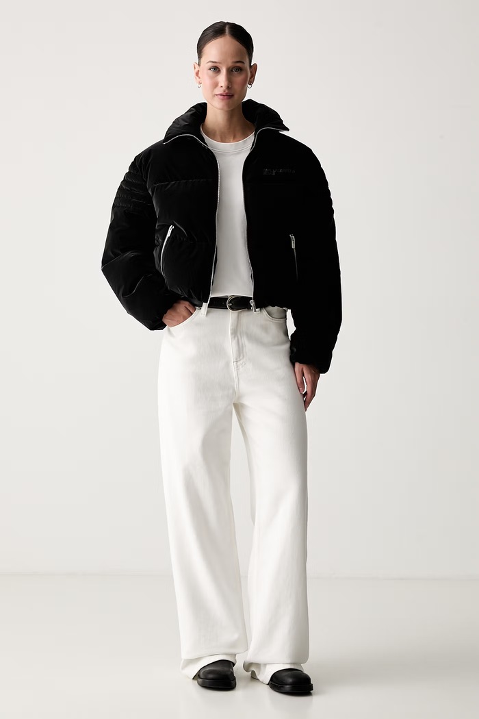 Karl Lagerfeld Jeans prešita jakna ženska B3W15046 črna AW26