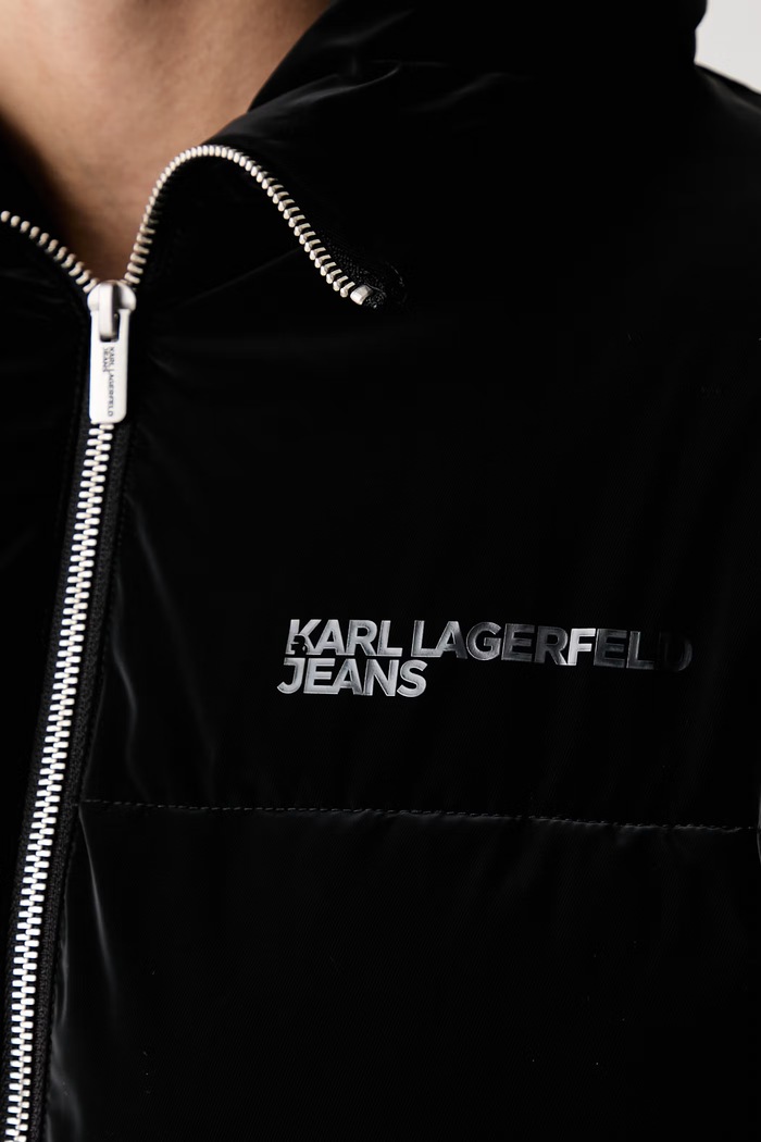Karl Lagerfeld Jeans prešita jakna ženska B3W15046 črna