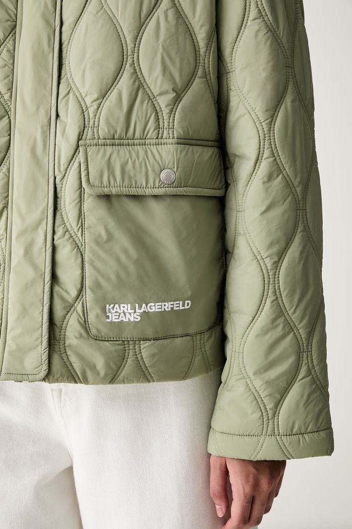 Karl Lagerfeld Jeans prehodna jakna ženska B3W15022 zelena