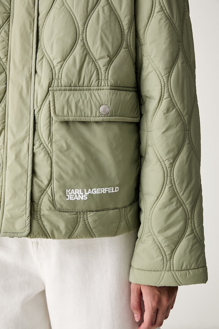 Karl Lagerfeld Jeans prehodna jakna ženska B3W15022 zelena
