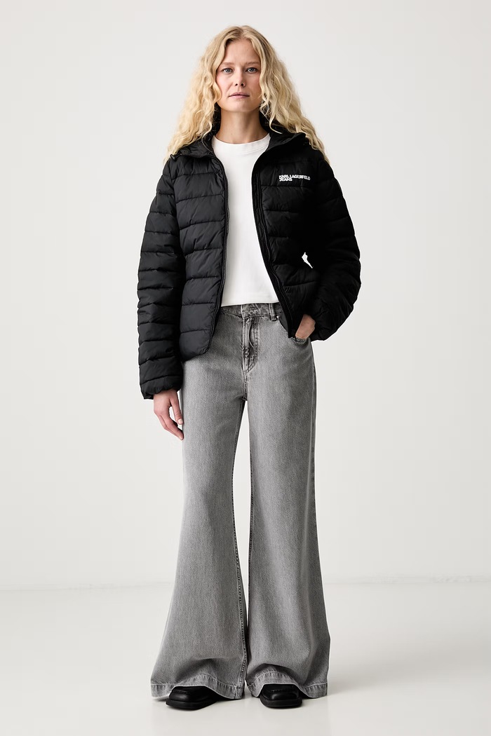 Karl Lagerfeld Jeans krótka kurtka damska B3W15016 czarny AW26