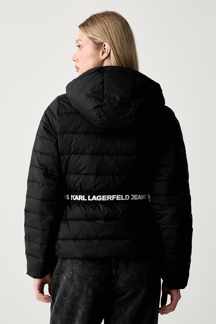 Oblečení Karl Lagerfeld Jeans krátká bunda dámská B3W15016 černá