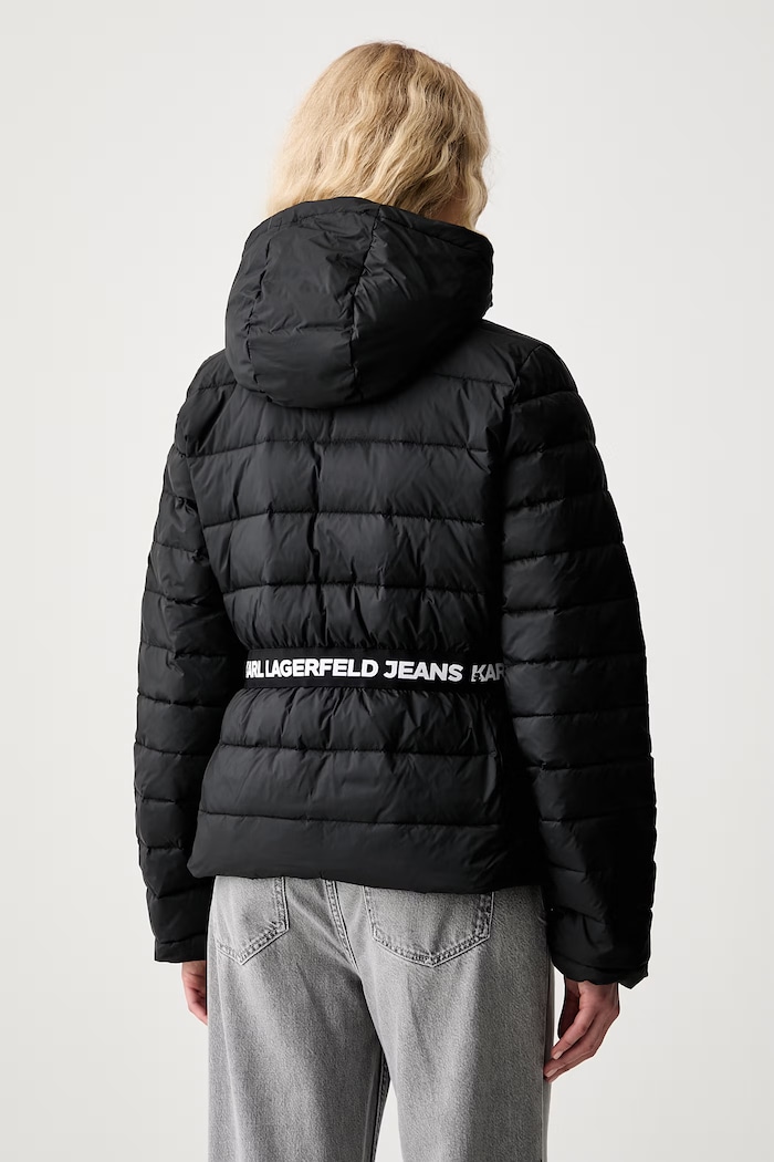 Oblečenie Karl Lagerfeld Jeans krátka bunda dámska B3W15016 čierna