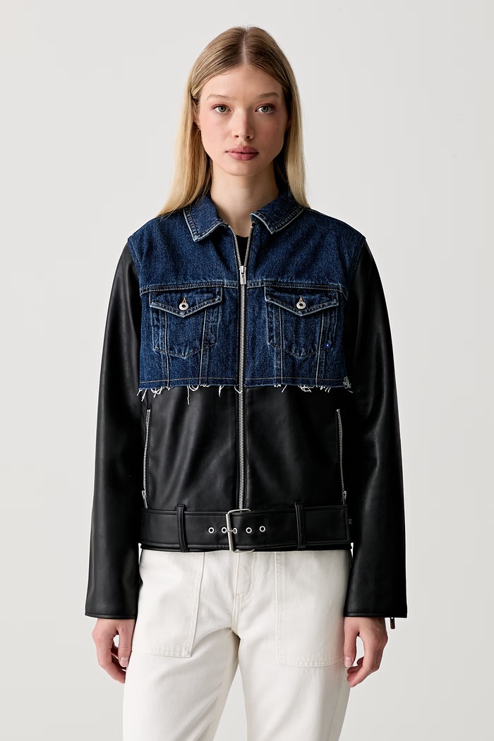 Karl Lagerfeld Jeans преходно яке дамско черен B3W14026