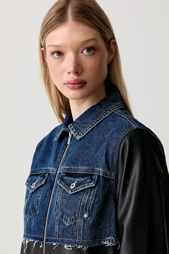 Karl Lagerfeld Jeans преходно яке дамско черен B3W14026