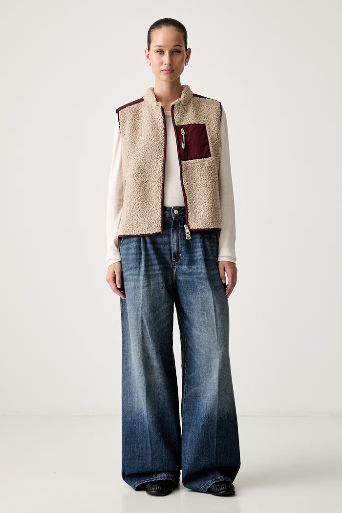 Mos Mosh prsluk za žene Rowe 179570 bordo AW26