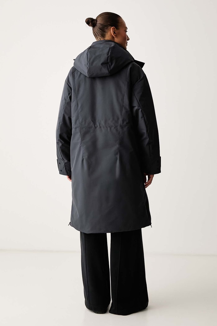 Odzież adidas by Stella McCartney Długa kurtka damska KR6238 czarny