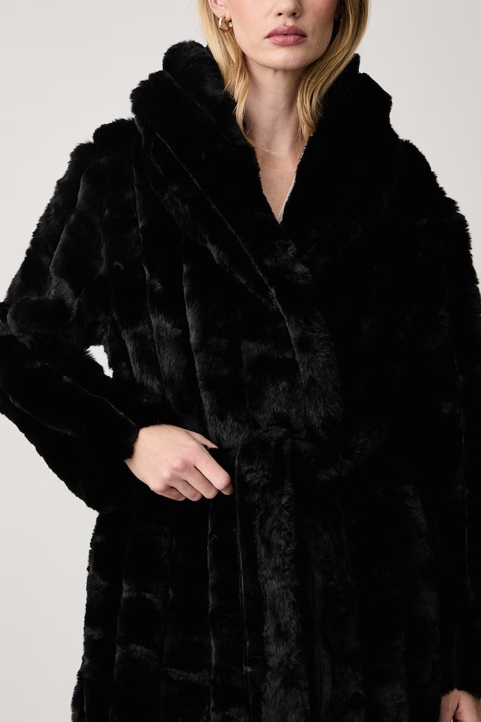 Płaszcz damski MARTA Bardot 60697JB czarny