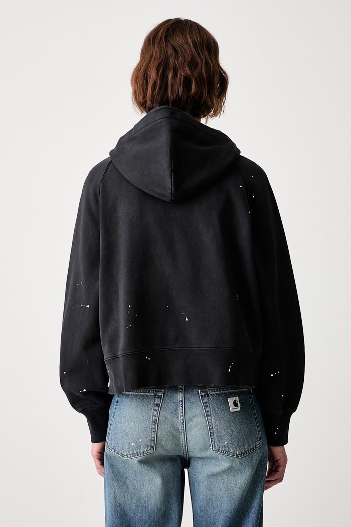 Odzież Carhartt WIP W Hooded Painter bluza rozpinana bawełniana damska I036842 czarny