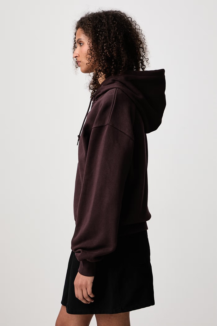 W Hooded Casey кофта на застібці з капюшоном бавовняна жіноча Carhartt WIP I032642 коричневий