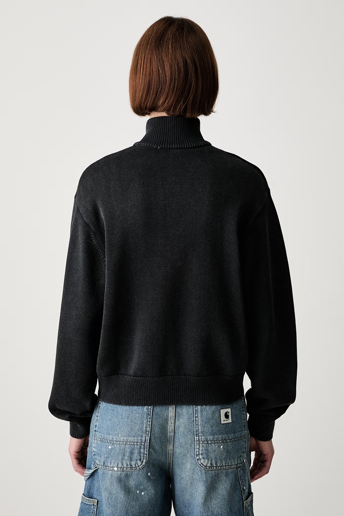 Odzież Carhartt WIP W Kori sweter rozpinany bawełniany damski I036859 czarny