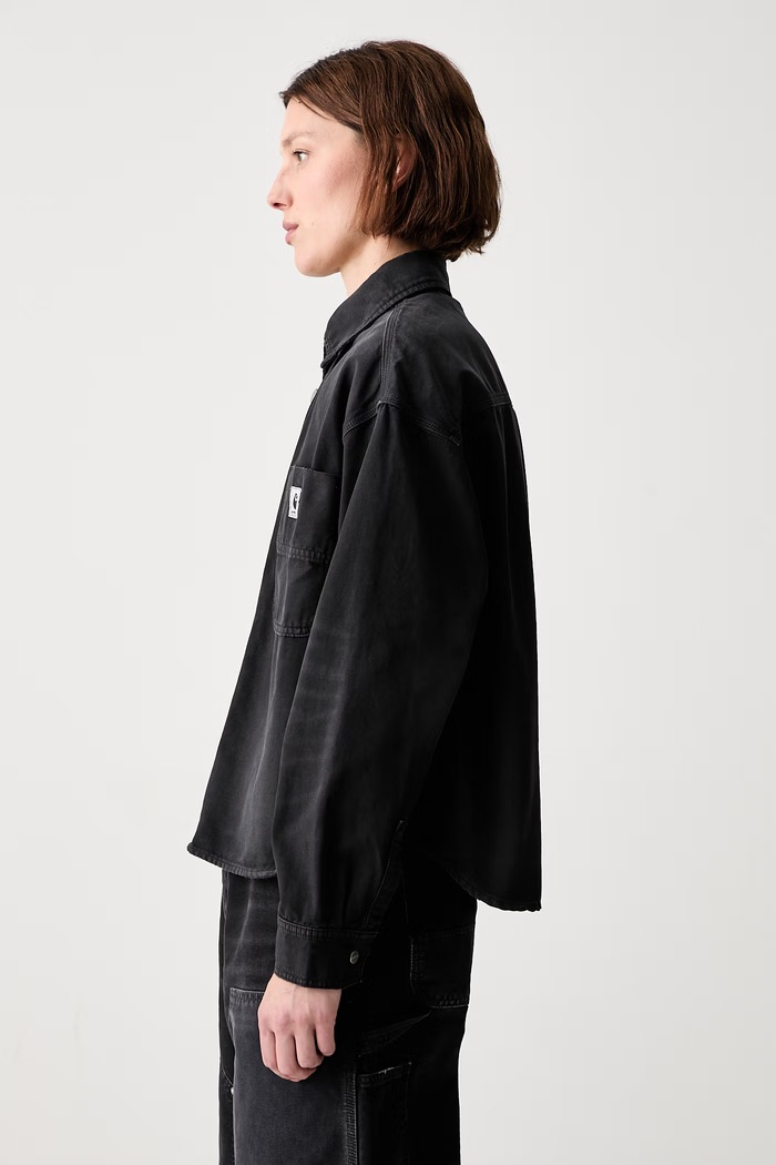 Carhartt WIP W Georgia prechodná bunda dámska bavlnená I036876 čierna AW26