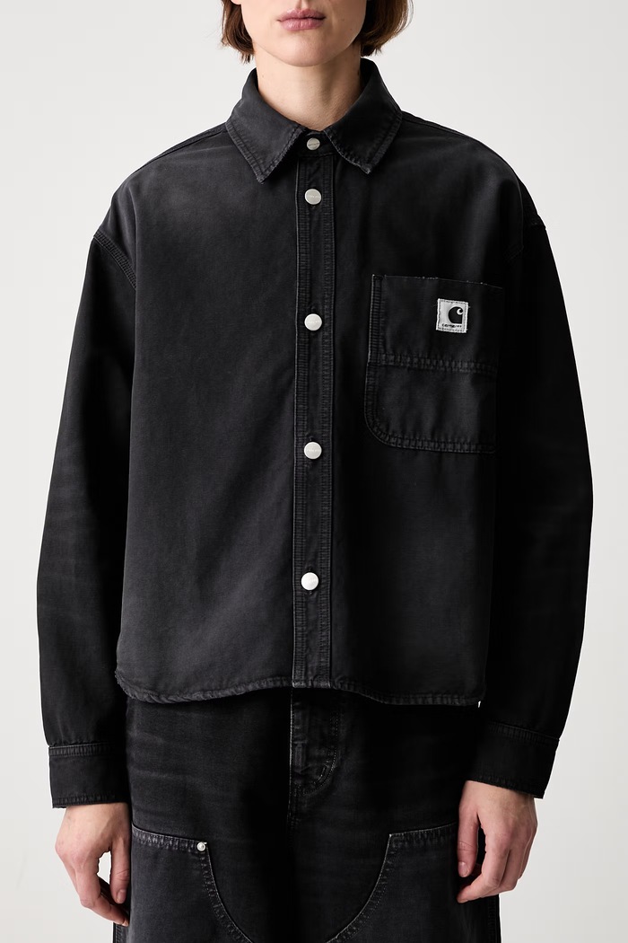 Carhartt WIP W Georgia prechodná bunda dámska bavlnená čierna I036876