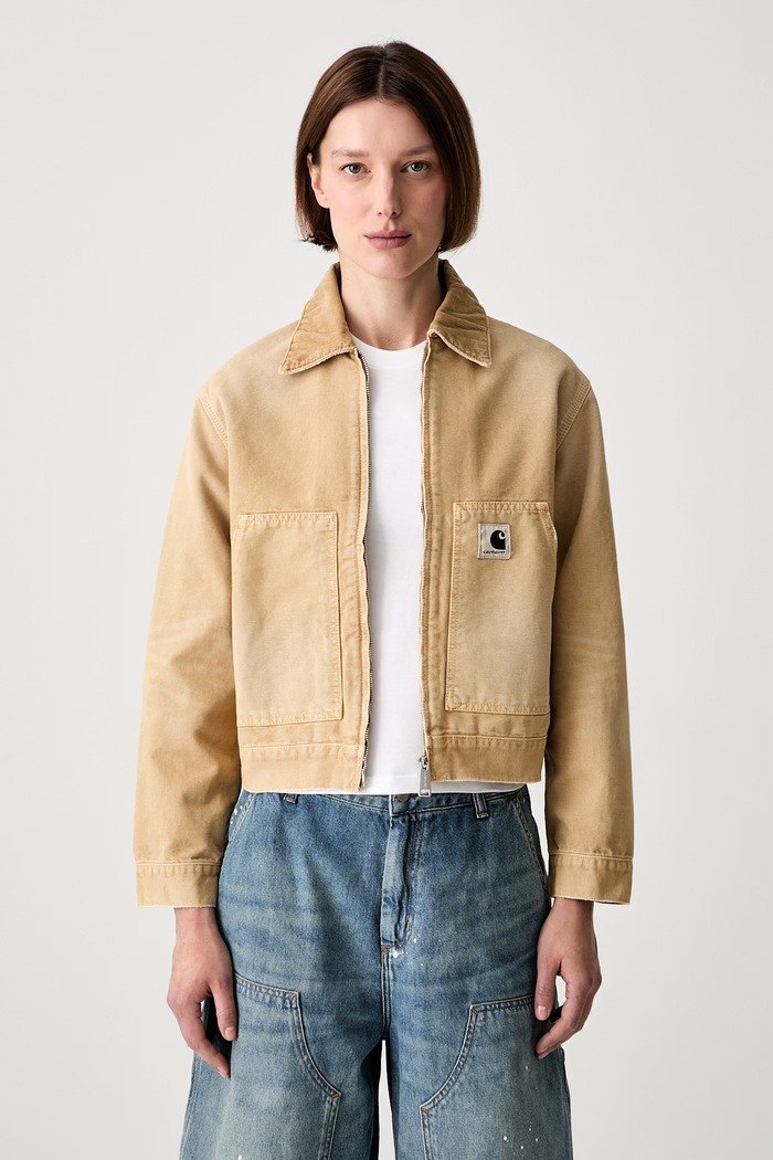 Carhartt WIP W OG Arcan kurtka jeansowa damska brązowy I036875