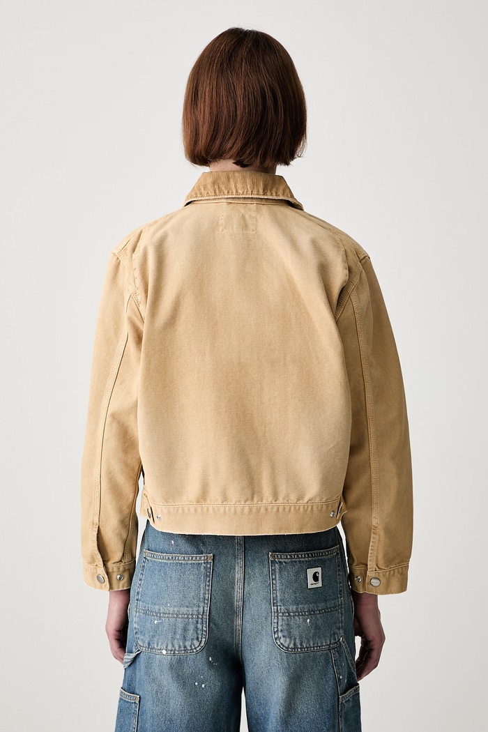 Odzież Carhartt WIP W OG Arcan kurtka jeansowa damska I036875 brązowy