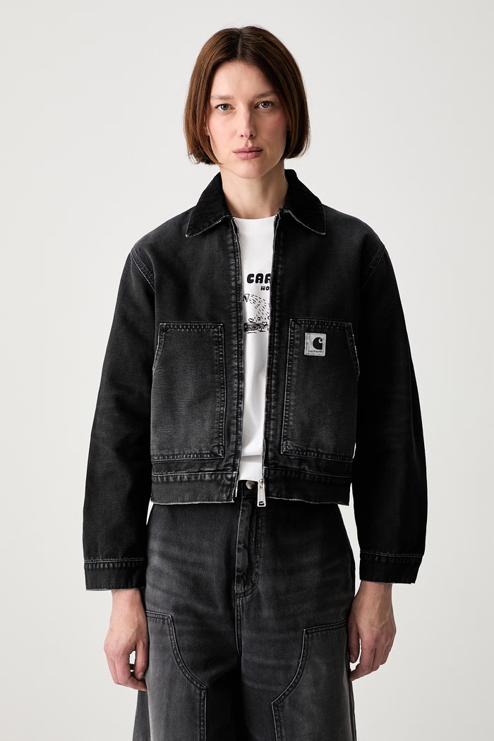Carhartt WIP W OG Arcan kurtka jeansowa damska czarny I036875