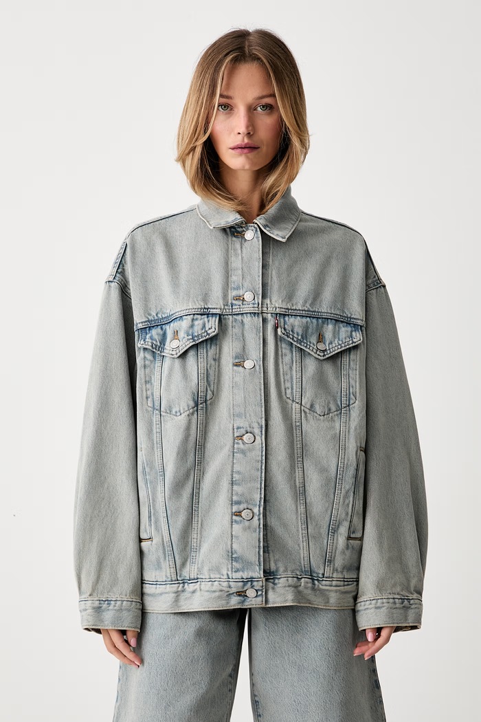 Levi's kurtka jeansowa damska MINE TIME niebieski A3472