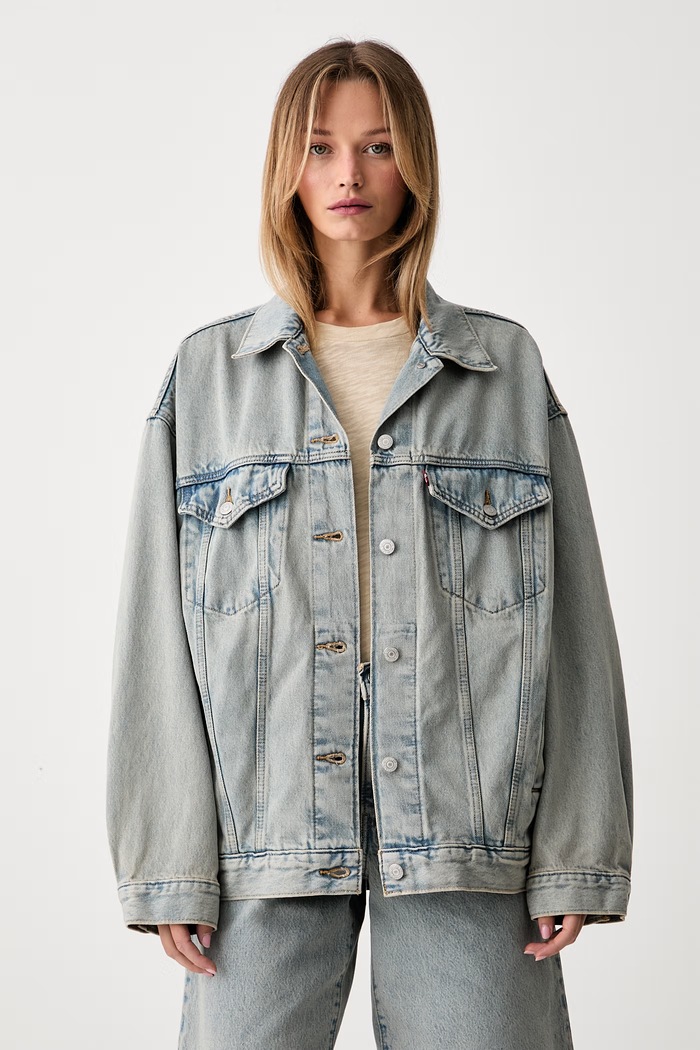 Levi's kurtka jeansowa damska MINE TIME niebieski A3472
