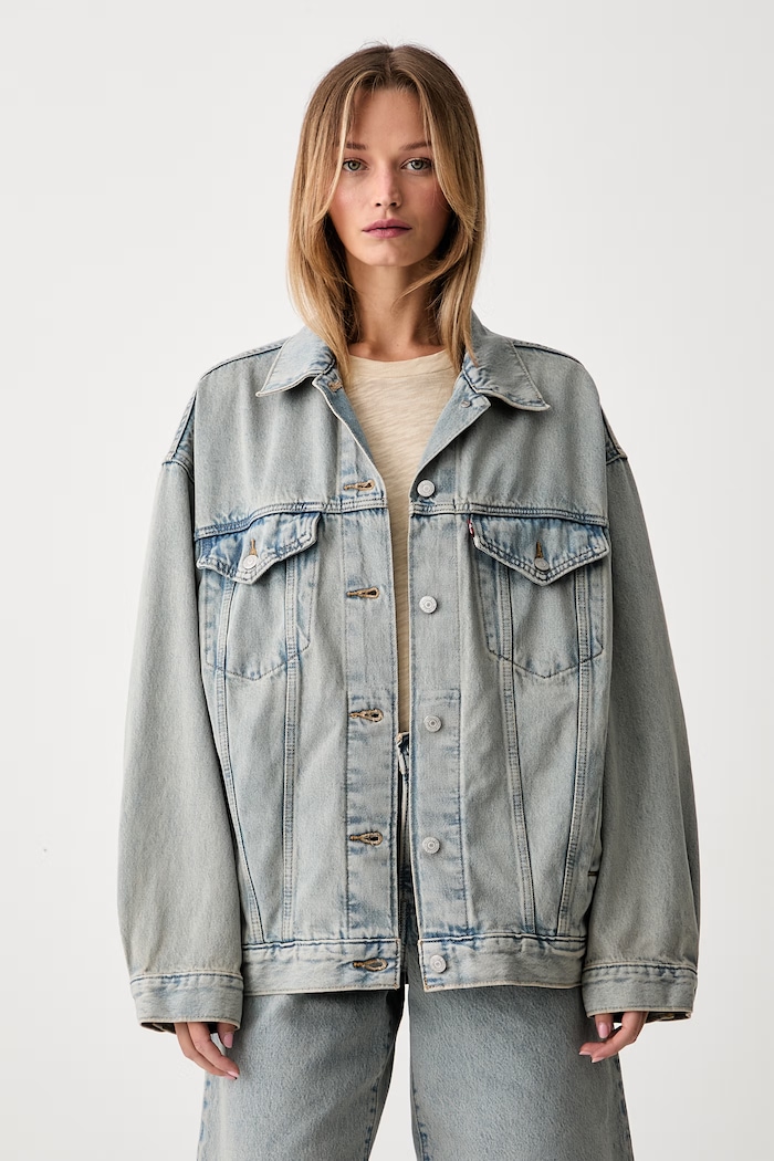 Levi's kurtka jeansowa damska MINE TIME niebieski A3472