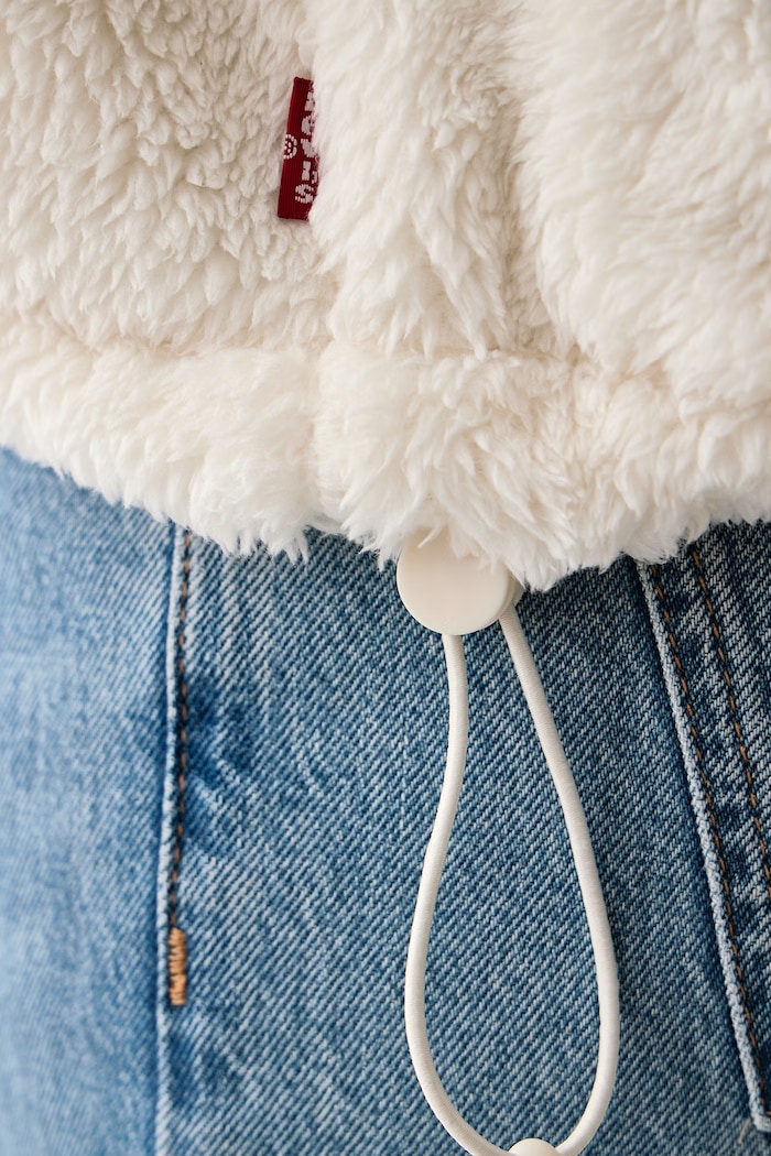 Levi's Bluza damska polarowa ATWOOD SHERPA 1/4 ZIP 0082N