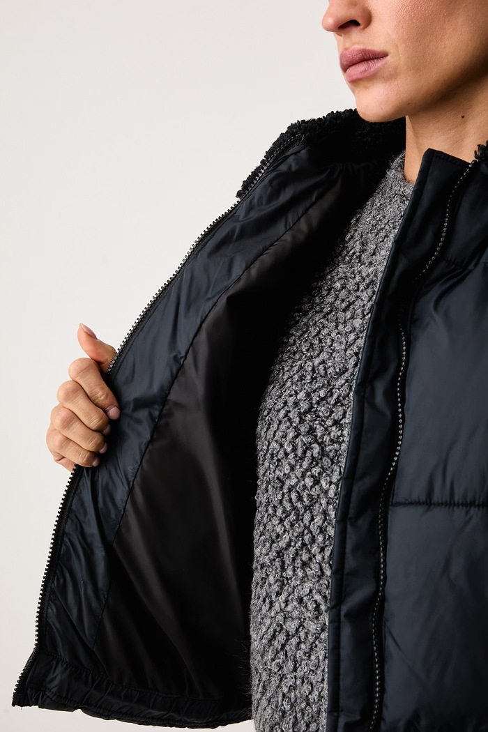 Levi's Kurtka pikowana damska PALMER PUFFER SHERPA 007UK