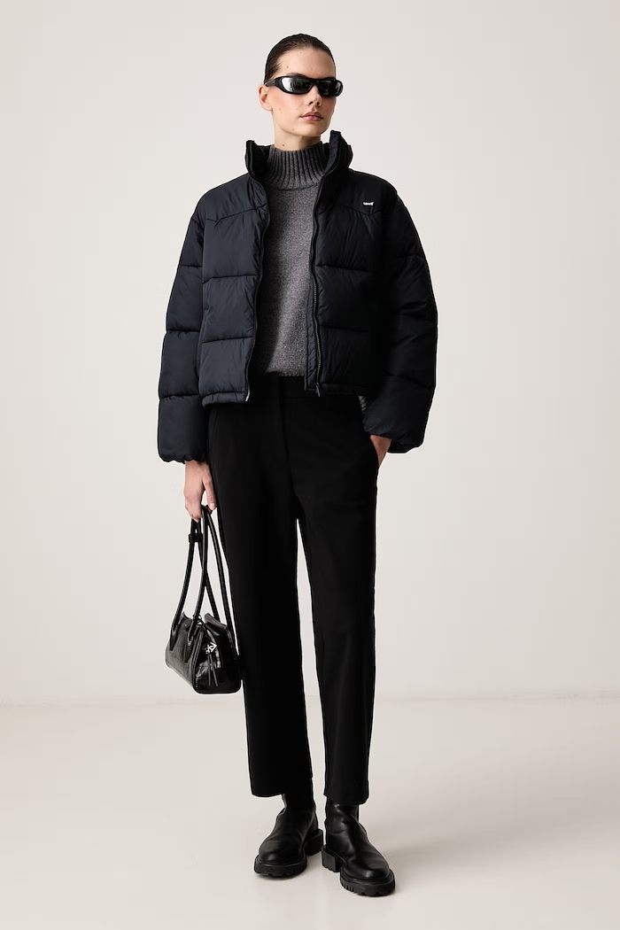 Levi's Prešívaná bunda dámska PALMER PUFFER 006S9 čierna AW26