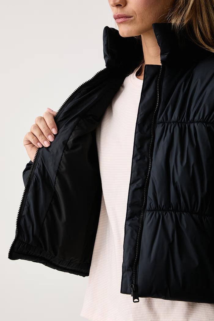 Levi's Kurtka pikowana damska PRESLEY CROPPED COLLARED PUFFER 006S8