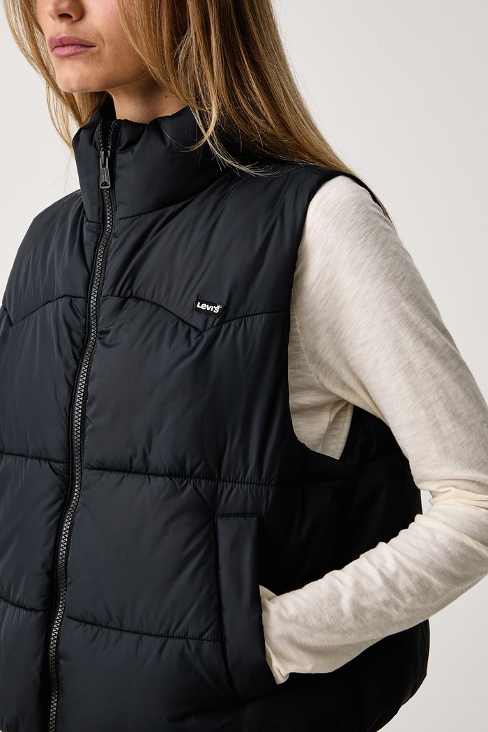 Bezrękawnik damski PALMER PUFFER Levi's 006S7 granatowy