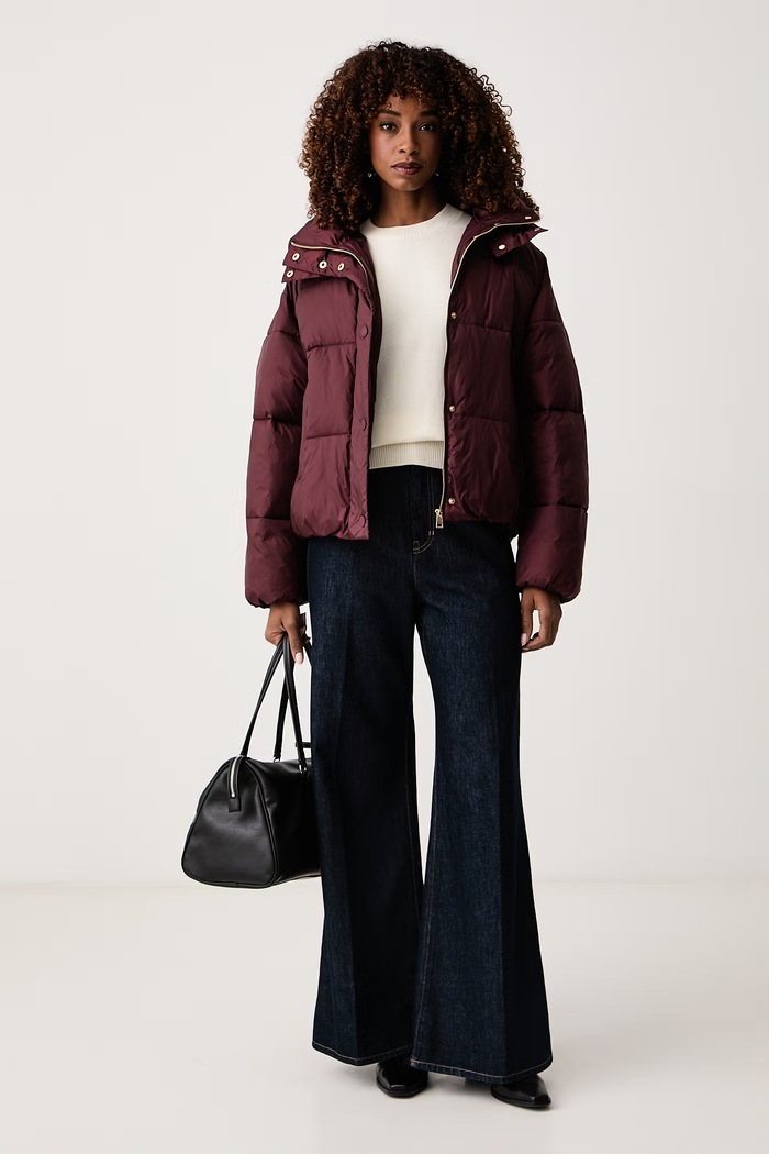 Twinset Bunda dámska 262TT2380 burgundské AW26