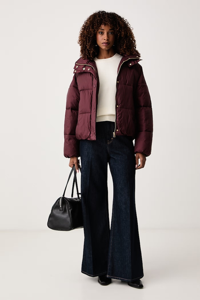 Twinset Bunda dámska 262TT2380 burgundské AW26