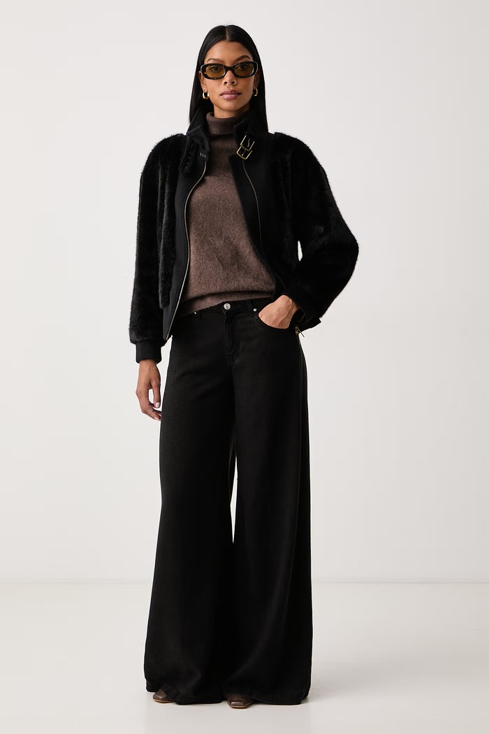 Twinset Prechodná bunda dámska 262TT2180 čierna AW26