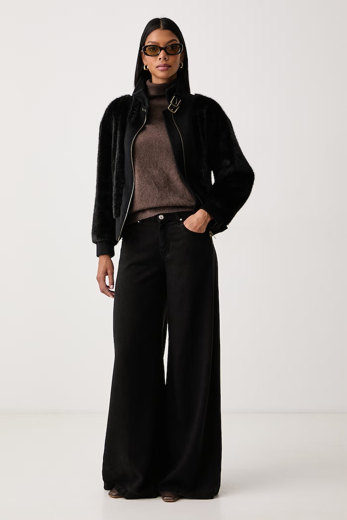 Twinset Prechodná bunda dámska 262TT2180 čierna AW26