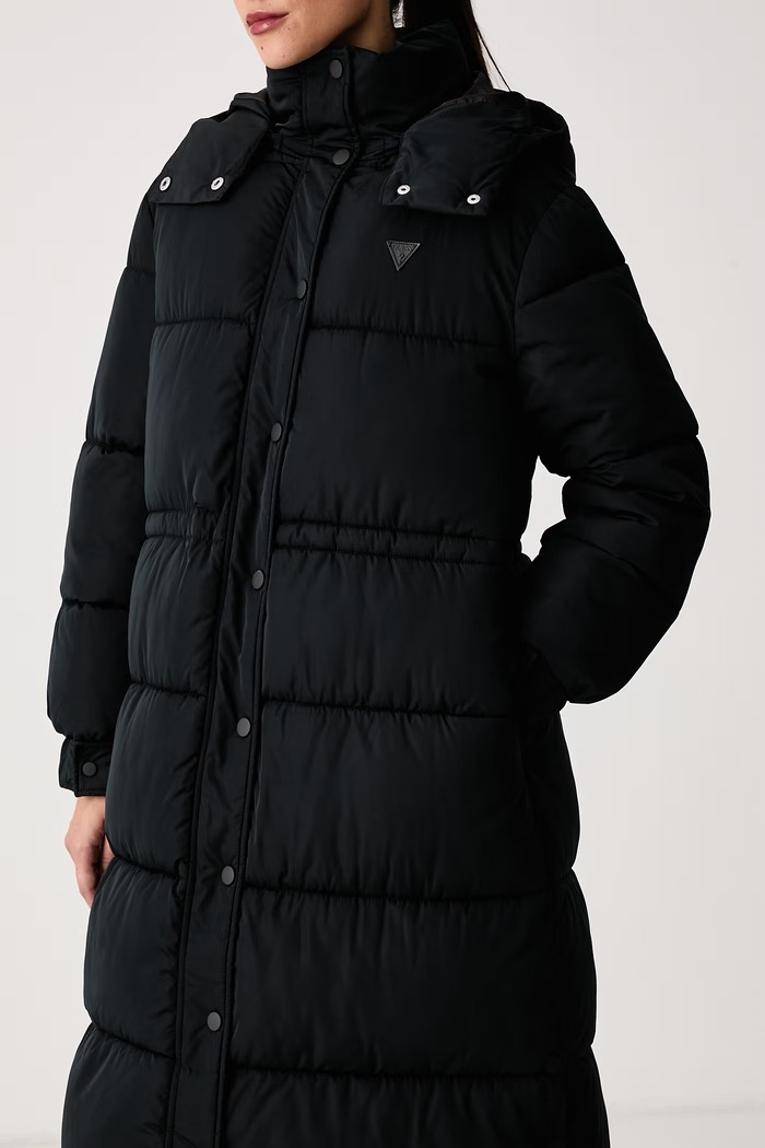 Prošivena jakna za žene VIRGINIA Guess crna V6BL08.W4373