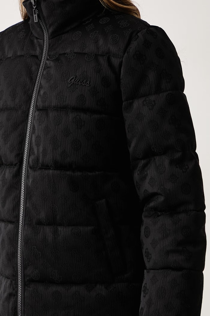 Geacă matlasată pentru femei Guess V6BL06.W4302 negru