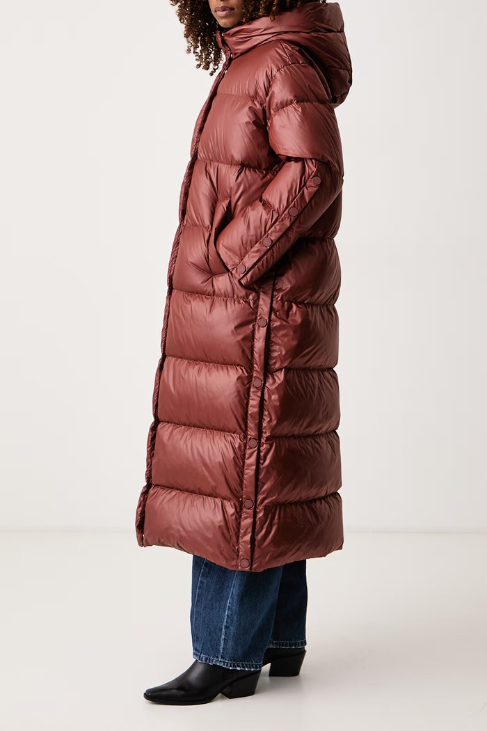 Kurtka puchowa damska Twinset 262TP2650 pomarańczowy