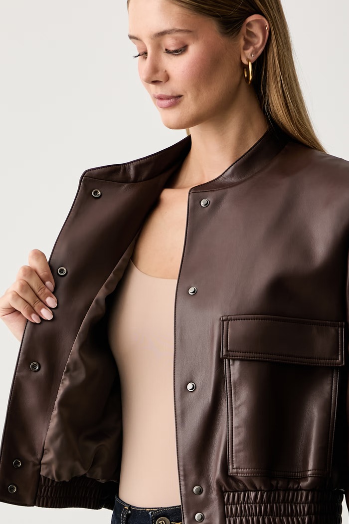 Twinset куртка жіноча з імітації шкіри 262TP2052