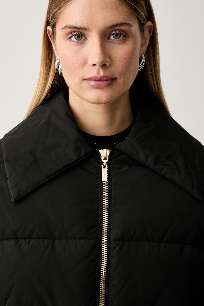 Twinset kurtka puchowa damska czarny 262TP2360