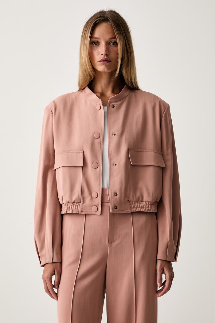 Twinset jakna za žene s viskozom roza 262TP268E