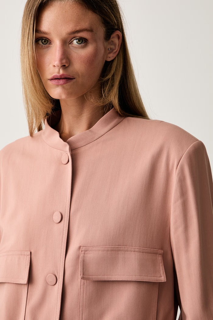 Twinset jakna za žene s viskozom roza 262TP268E